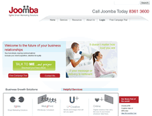 Tablet Screenshot of joomba.com.au